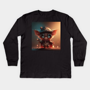 wizard vampire Kids Long Sleeve T-Shirt